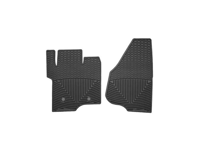 WeatherTech 11+ Ford Super Duty Front Rubber Mats - Black - Image 3