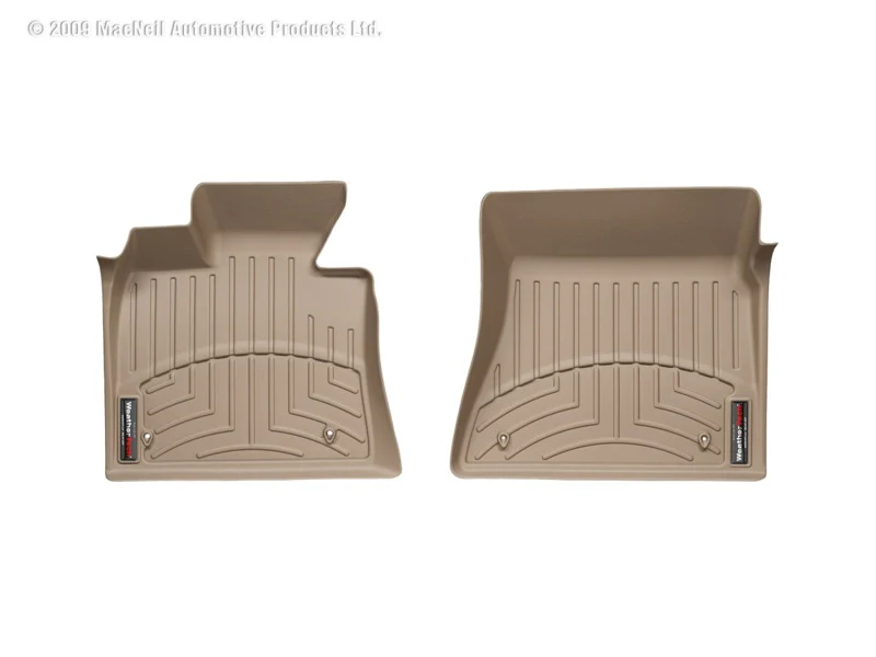 WeatherTech 12-13 Ford F250/F350/F450/F550 Front Floorliner OTH - Tan - Image 3