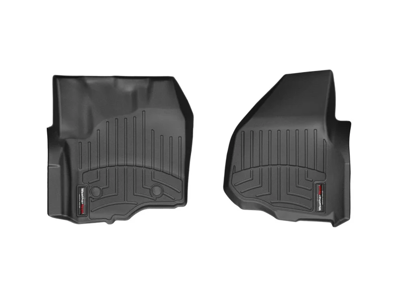 WeatherTech 12+ Ford F250/F350/F450/F550 Front FloorLiner - Black - Image 3