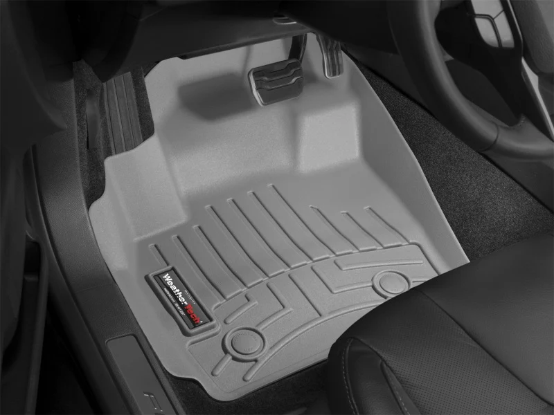 WeatherTech 12+ Ford F250/F350/F450/F550 Front Floorliner OTH - Grey - Image 4