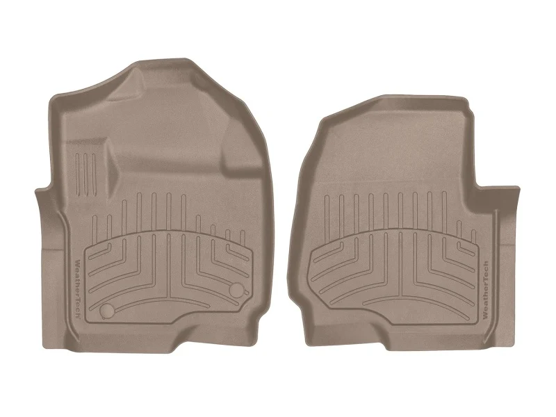 WeatherTech 12+ Ford F250/F350/F450/F550 Front FloorLiner HP - Tan - Image 2