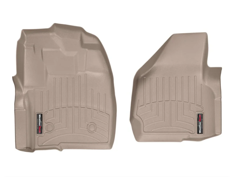 WeatherTech 12+ Ford F250/F350/F450/F550 Front FloorLiner - Tan - Image 2