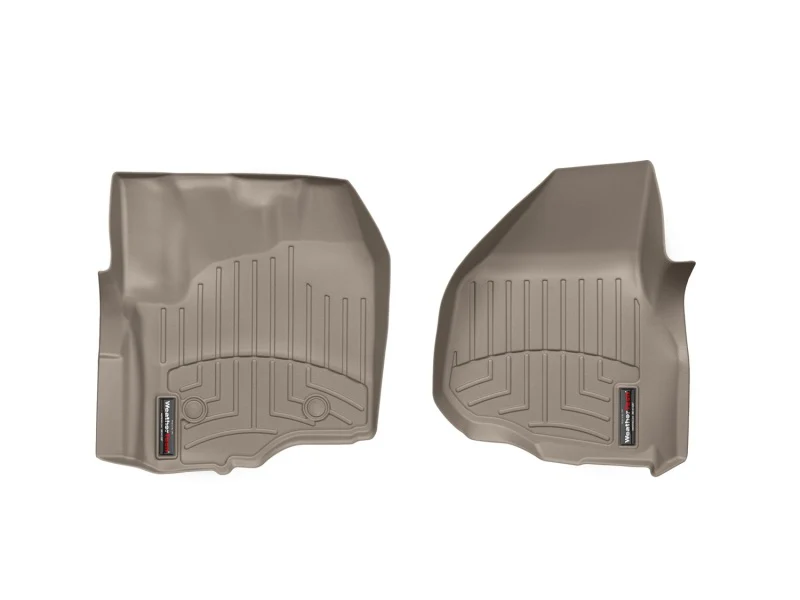 WeatherTech 12+ Ford F250/F350/F450/F550 Front FloorLiner - Tan - Image 2