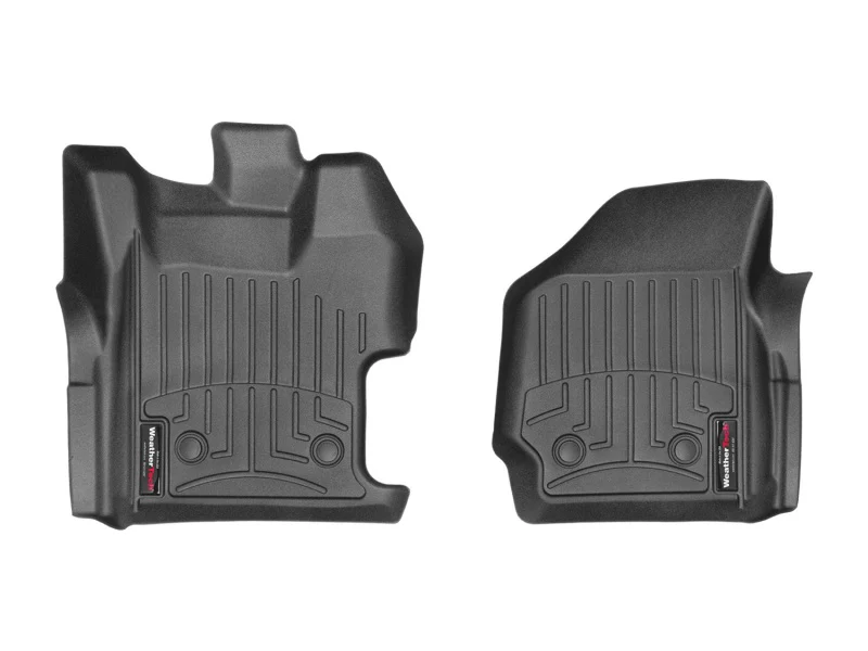WeatherTech 13-16 Ford F-250/F-350 Regular Cab Vinyl (w/ 4x4 Shifter) Front FloorLiner - Black - Image 2