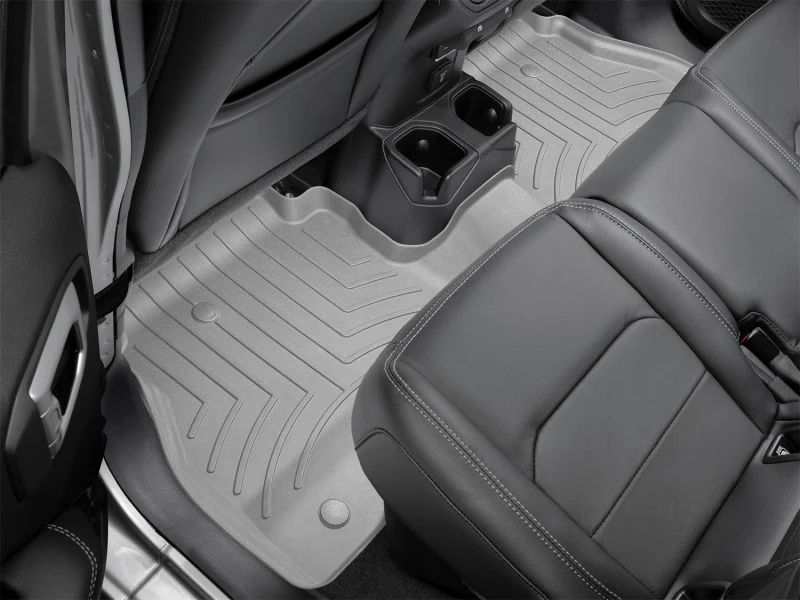 WeatherTech 14-18 Chevrolet Silverado 1500 Rear FloorLiner HP - Grey - Image 2