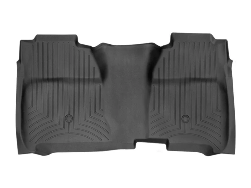 WeatherTech 14+ Chevrolet Silverado 1500 / GMC Sierra (Crew Cab) Rear Vinyl FloorLiner - Black - Image 2