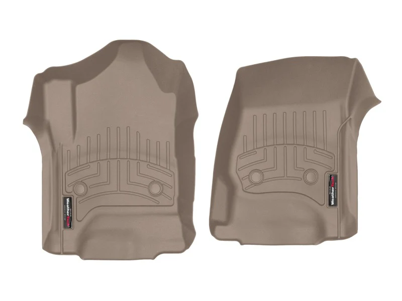 WeatherTech 14+ Chevrolet Silverado 2500/3500 Front FloorLiner - Tan - Image 2