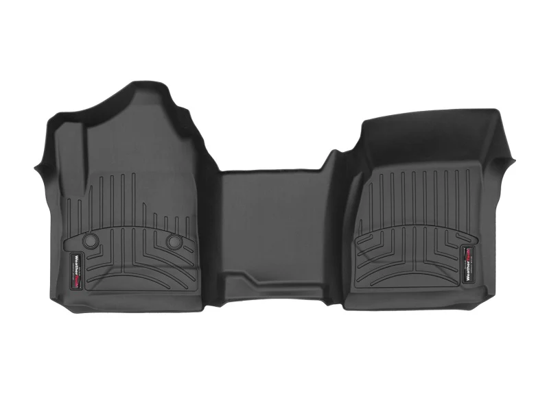 WeatherTech 14+ Chevrolet Silverado Front FloorLiner - Black - Image 2