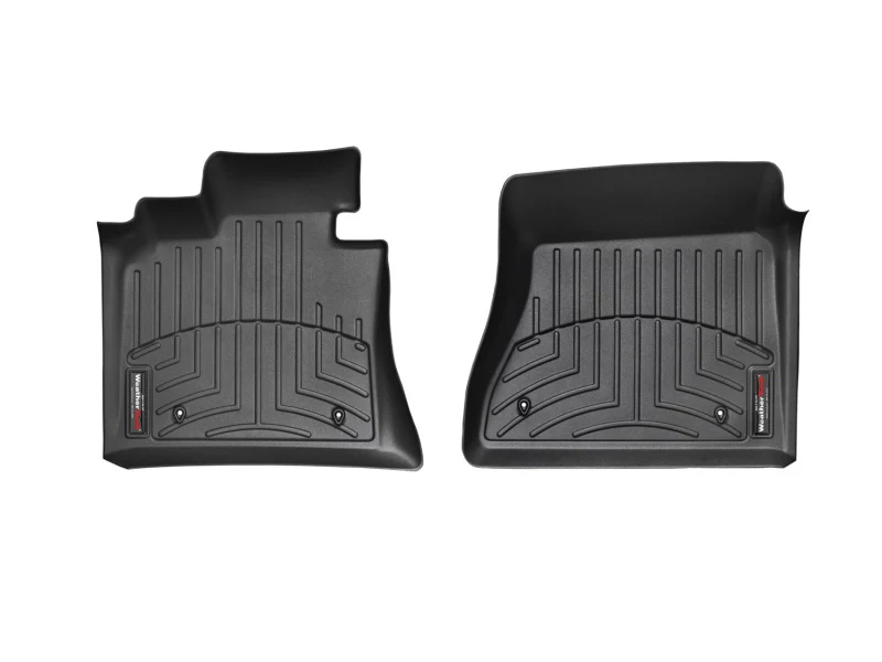 WeatherTech 14+ Chevrolet Silverado Front FloorLiner - Black - Image 3