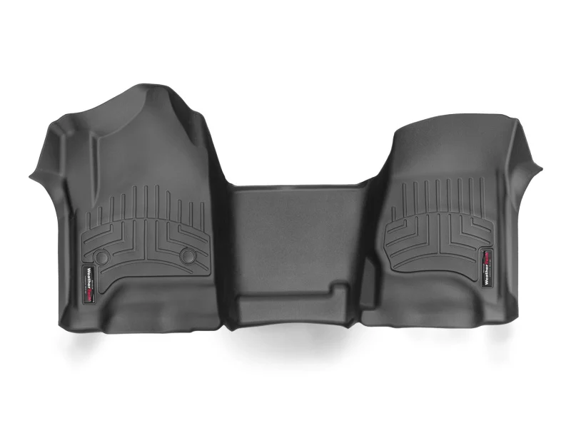 WeatherTech 14+ Chevrolet Silverado Front FloorLiner - Black - Image 2
