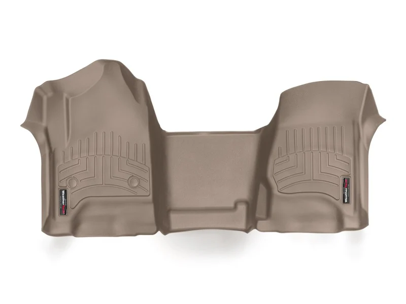 WeatherTech 14+ Chevrolet Silverado Front Floorliner OTH - Tan - Image 2