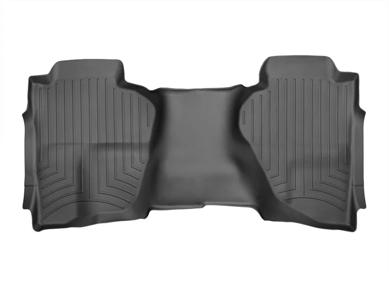 WeatherTech 14+ Chevrolet Silverado Rear FloorLiner - Black - Image 2