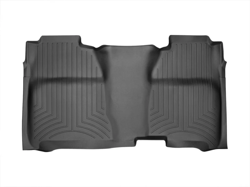 WeatherTech 14+ Chevrolet Silverado Rear FloorLiner - Black - Image 3