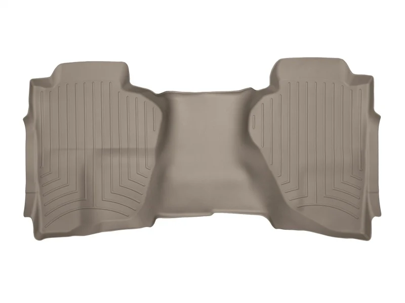 WeatherTech 14+ Chevrolet Silverado Rear FloorLiner - Tan - Image 3
