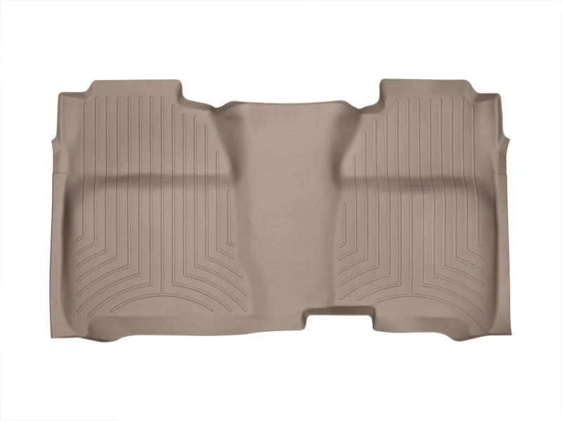 WeatherTech 14+ Chevrolet Silverado Rear FloorLiner - Tan - Image 2