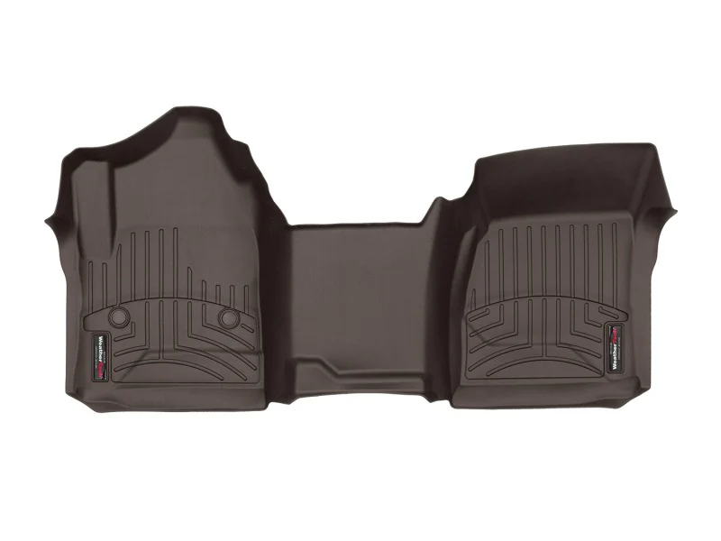 WeatherTech 14+ Chevy Silverado 1500 Regular Cab Front FloorLiner - Cocoa - Image 2