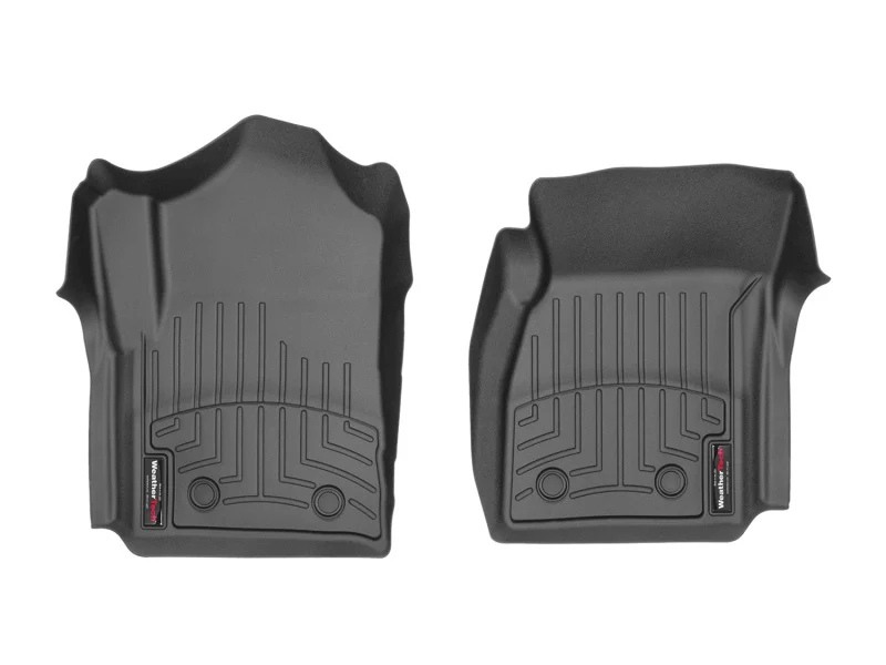 WeatherTech 14+ GMC Sierra/Denali 1500 / Chevy Silverado 1500 Front FloorLiners - Black - Image 2