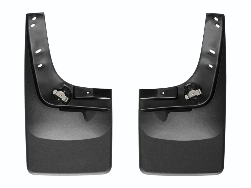WeatherTech 14+ GMC Sierra/Sierra Denali No Drill Mudflaps - Black - Image 2