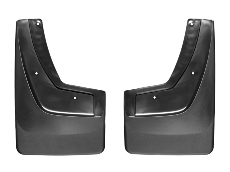WeatherTech 14+ GMC Sierra/Sierra Denali No Drill Mudflaps - Black - Image 3
