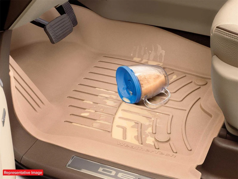 WeatherTech 17-25 Ford SuperDuty Regular Cab w/Vinyl Floors Front FloorLiner HP - Black - Image 11