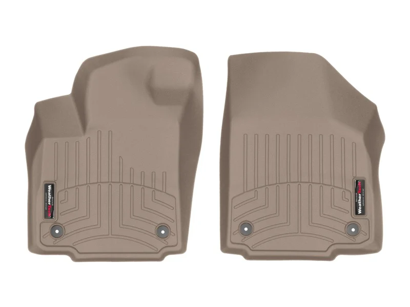 WeatherTech 17+ Ford F-250/F-350/F-450 Front FloorLiner - Tan (w/ First Row Bench Seats) - Image 2