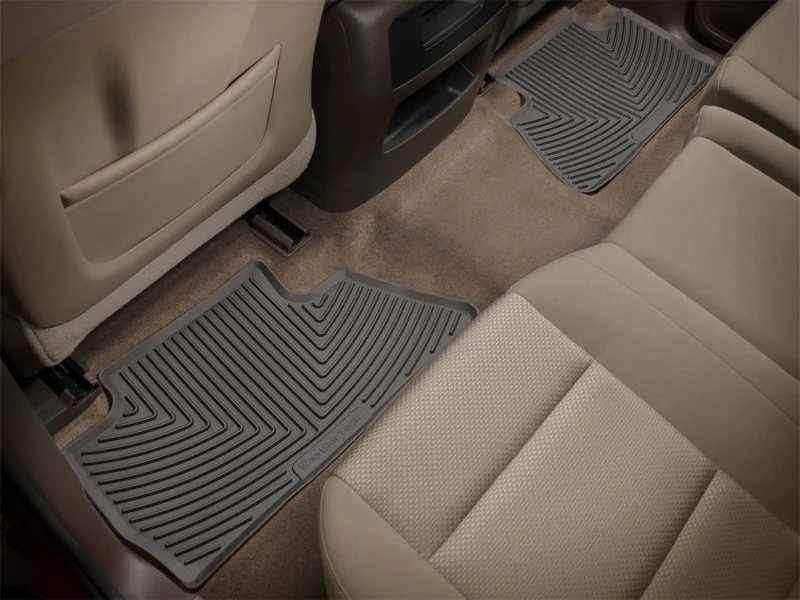 WeatherTech 2008-2010 Ford F-250/F-350/F-450/F-550 Rear Rubber Mats - Cocoa - Image 2