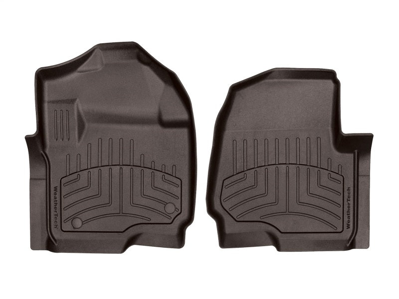WeatherTech 2012+ Ford F-250/F-350/F-450/F-550 Front FloorLiner HP - Cocoa - Image 2
