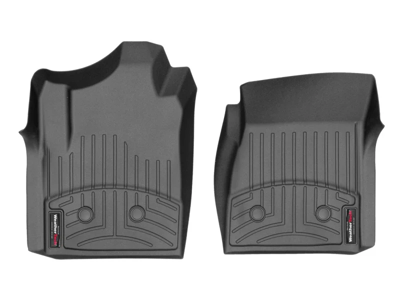 WeatherTech 2014+ Chevrolet Silverado 1500 Front FloorLiner - Black - Image 2