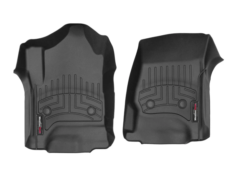 WeatherTech 2014+ Chevrolet Silverado 1500 Front FloorLiners - Black - Image 2