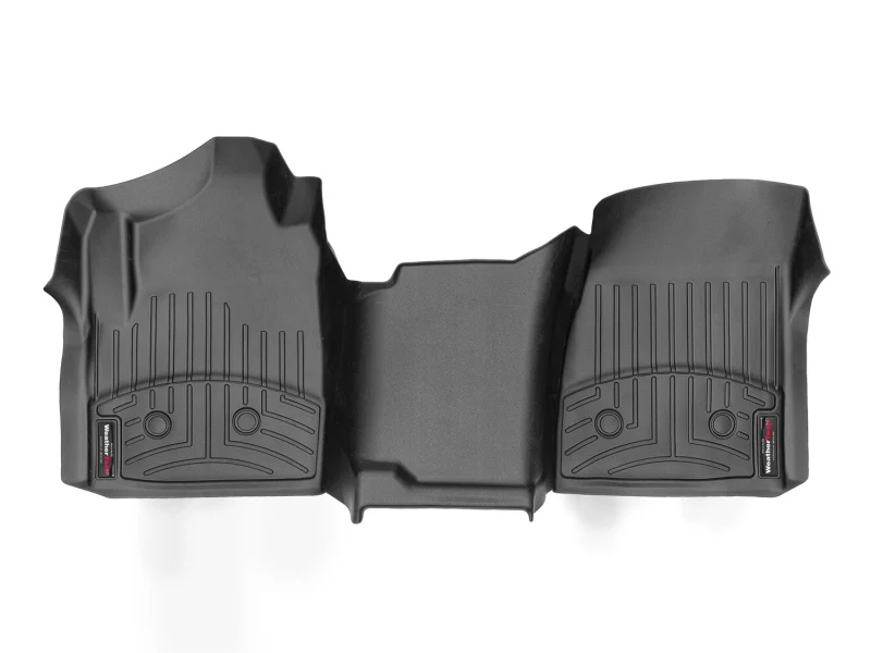 WeatherTech 2014+ Chevrolet Silverado 1500 Front w/ Vinyl Floors FloorLiner - Black - Image 2