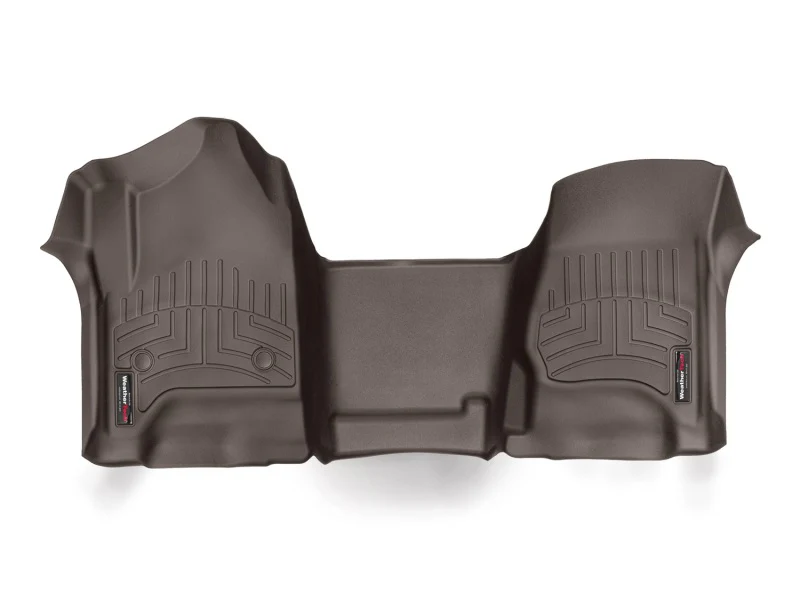WeatherTech 2014+ Chevrolet Silverado (Crew Cab and Double Cab) Front FloorLiners - Cocoa - Image 2