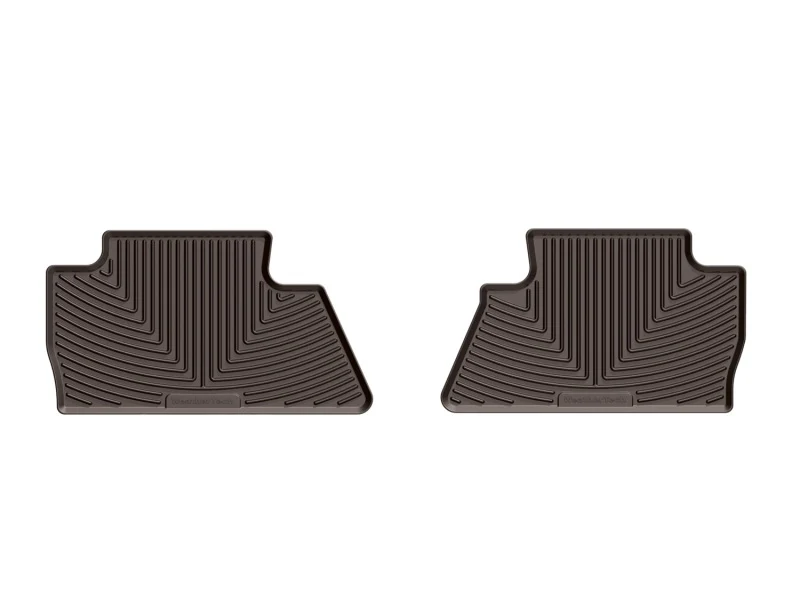 WeatherTech 2014+ Chevy Silverado Rear Rubber Mats - Cocoa (Fits 1500 Only) - Image 2