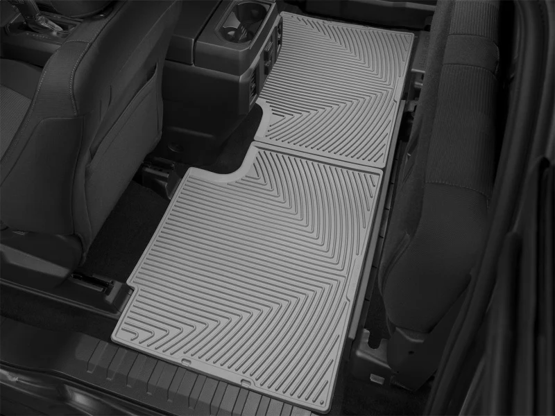 WeatherTech 2015-2020 Ford F-150 Rear Rubber Mats - Grey - Image 4