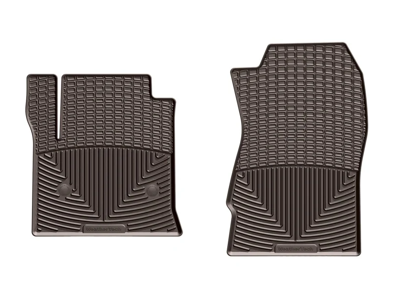 WeatherTech 2015+ Cadillac Escalade Front Rubber Mats - Cocoa - Image 2