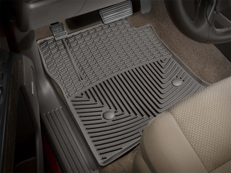 WeatherTech 2015+ Cadillac Escalade Front Rubber Mats - Cocoa - Image 4