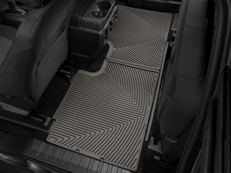 WeatherTech 2015+ Ford F-150 Rear Rubber Mats - Cocoa - Image 4