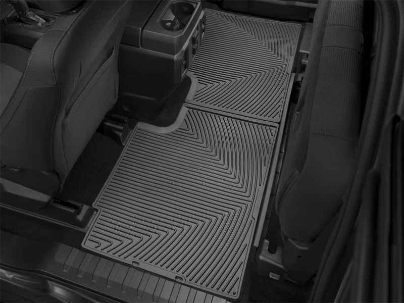 WeatherTech 2015+ Ford F-150 SuperCab Rear Rubber Mats - Black - Image 5