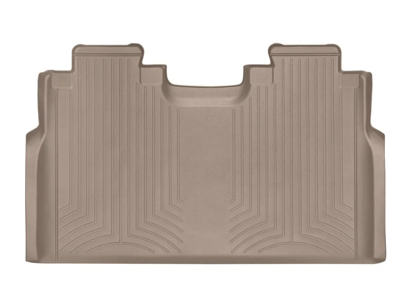 WeatherTech 2015+ Ford F-150 SuperCrew Cab Rear FloorLiner - Tan (w/ 1st Row Bench Seats) - Image 2