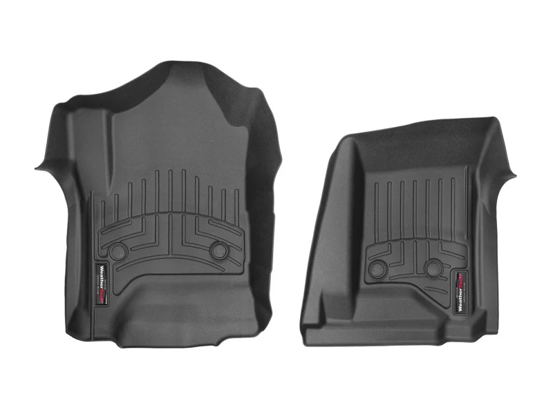 WeatherTech 2015+ GMC Sierra / Sierra Denali 3500HD Front FloorLiner for Vinyl Floors - Black - Image 2