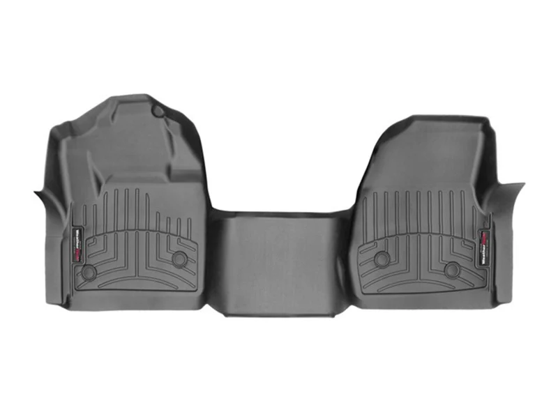 WeatherTech 2017+ Ford F-250/350/450/550 Front FloorLiner (Vinyl Floor/Regular Cab/Bench Seat) - Bk - Image 2