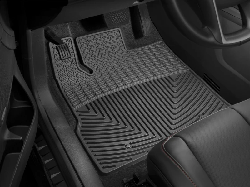 WeatherTech 2017+ Ford F-250/F-350/F-450/F-550 Front Rubber Mats - Black - Image 2