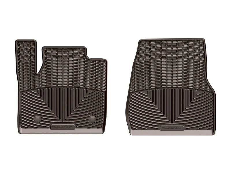 WeatherTech 2017+ Ford F-250/F-350/F-450/F-550 Front Rubber Mats - Cocoa - Image 4