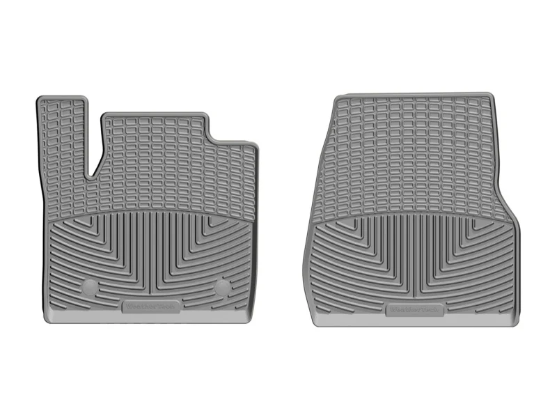 WeatherTech 2017+ Ford F-250/F-350/F-450/F-550 Front Rubber Mats - Grey - Image 4