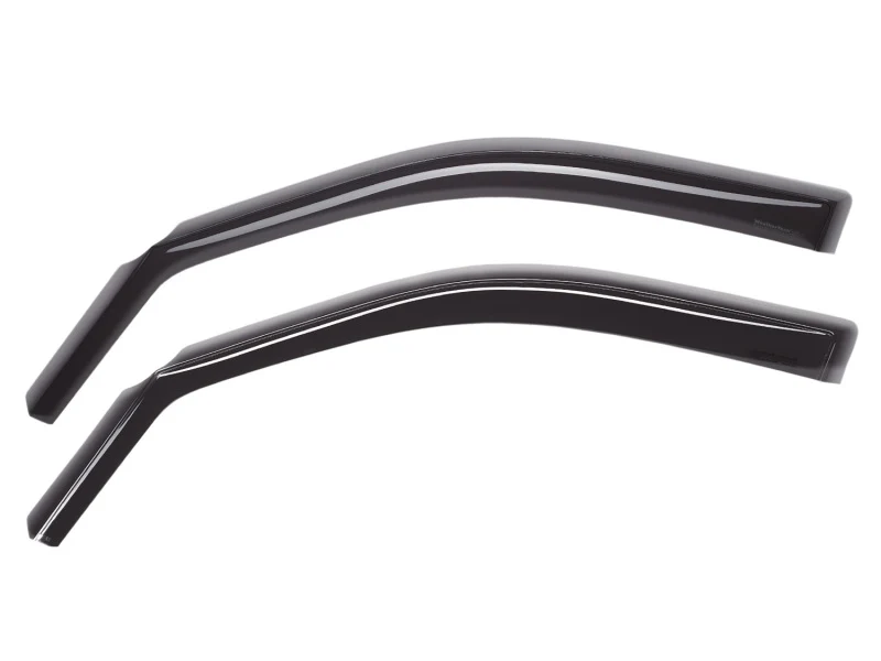 WeatherTech 2017+ Ford F-250/F-350/F-450/F-550 Front Side Window Deflectors - Dark Smoke - Image 3