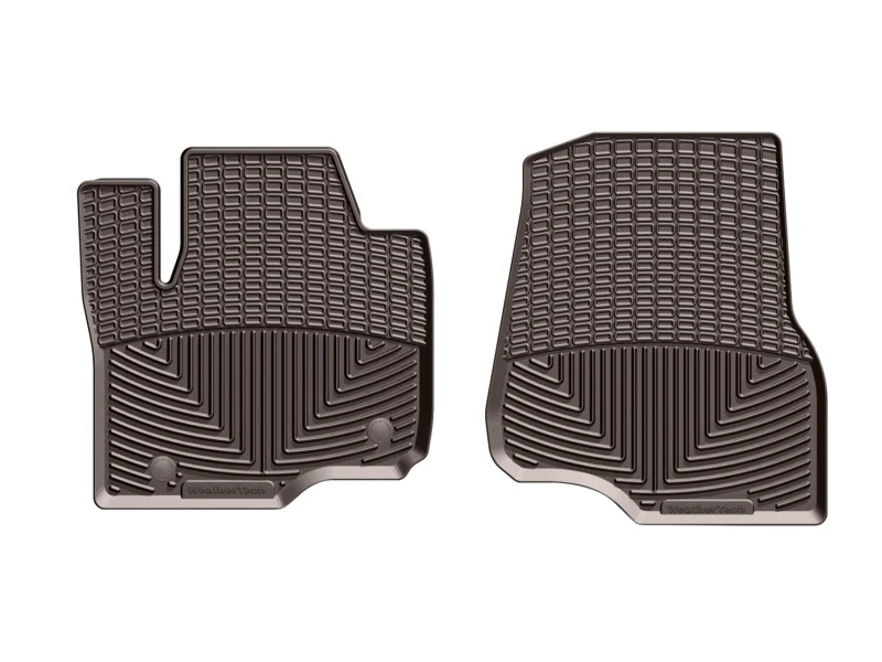 WeatherTech 2017+ Ford F-250/F-350/F-450/F550 (Crew Cab & SuperCab) Front Rubber Mats - Cocoa - Image 3