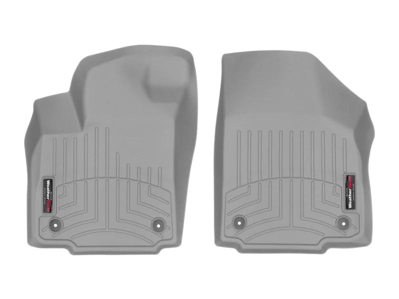 WeatherTech 2017+ Ford F-250/F-350/F-450 Front FloorLiner - Grey (Fits 4x4 Floor Shifter) - Image 2