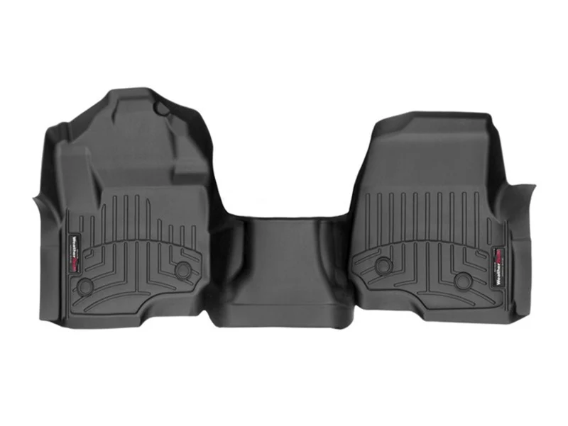 WeatherTech 2017+ Ford F-250/350/450/550 Front FloorLiner (Vinyl Floor/Regular Cab/Bucket Seat) - Bk - Image 2