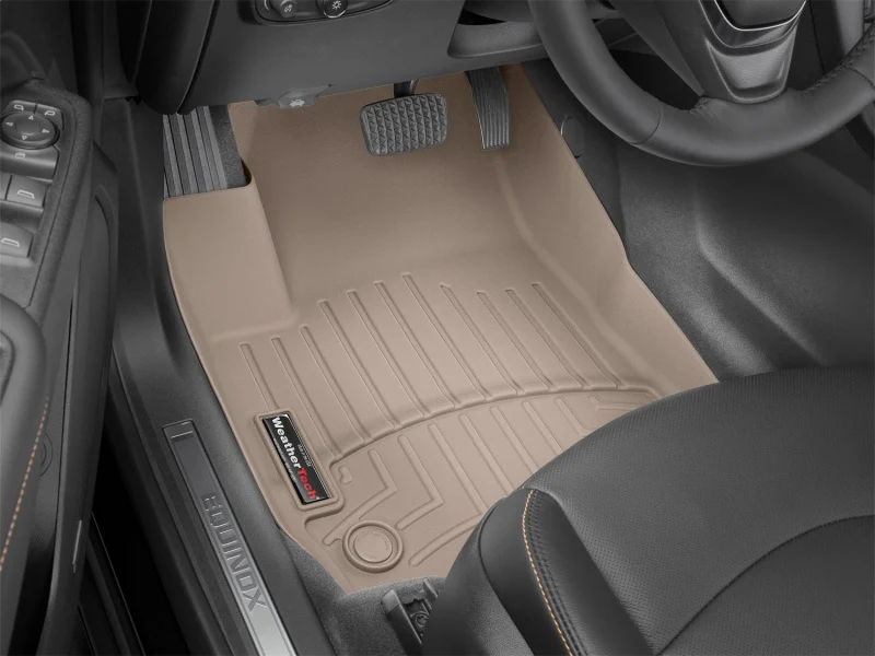 WeatherTech 2019+ Chevrolet Silverado 1500 Front FloorLiner - Tan - Image 2