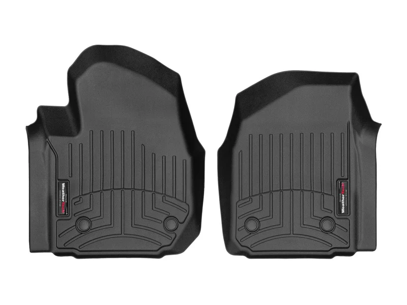 WeatherTech 2019+ Chevrolet Silverado 1500 / GMC Sierra 1500 Vinyl Front FloorLiner - Black - Image 2