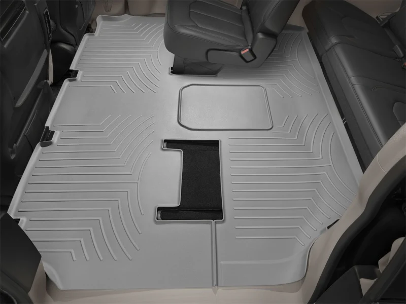 WeatherTech 2019+ Chevrolet Silverado 1500 Rear FloorLiner - Grey - Image 2